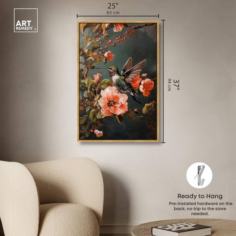 Whirring Wings I Canvas by Art Remedy