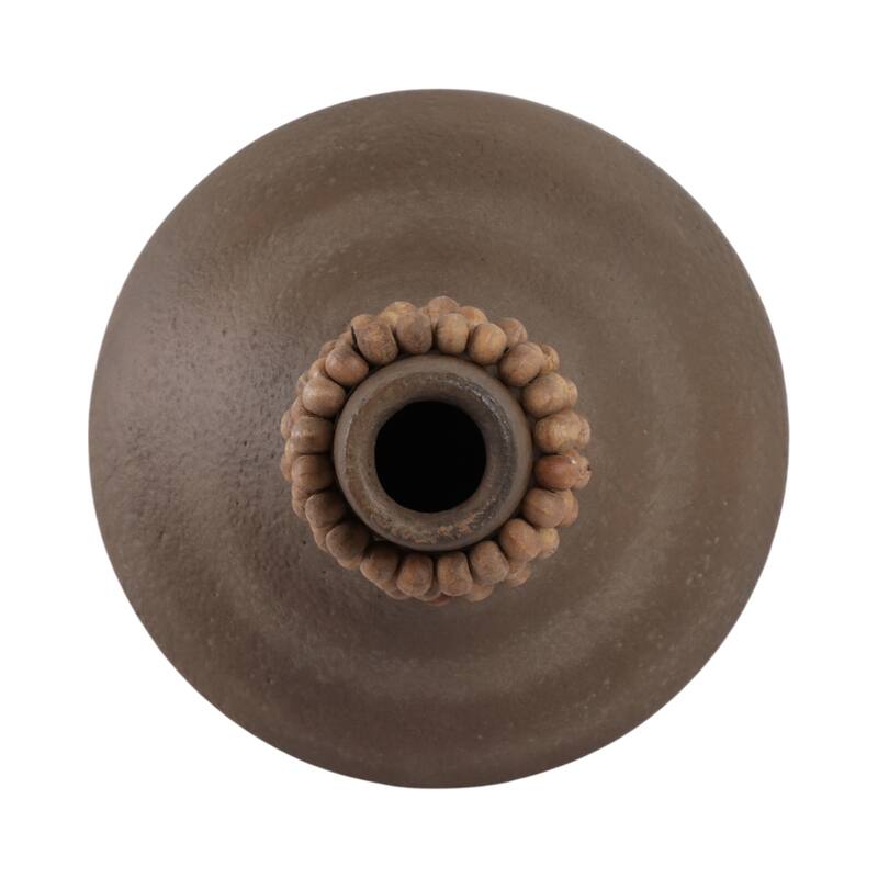 Terracotta Pottery Vase Decorative Handmade Artisan-Inspired Form