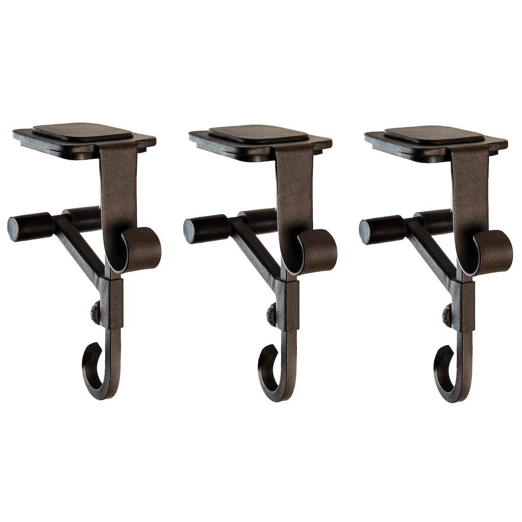 Set of 3 Mantle Hangers for Garland and Stockings - 6.5"