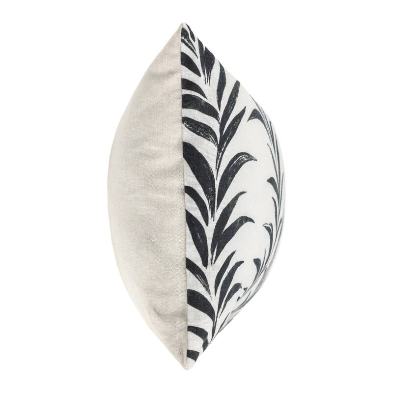 Villa by Classic Home Alula Cotton Fabric Throw Pillow