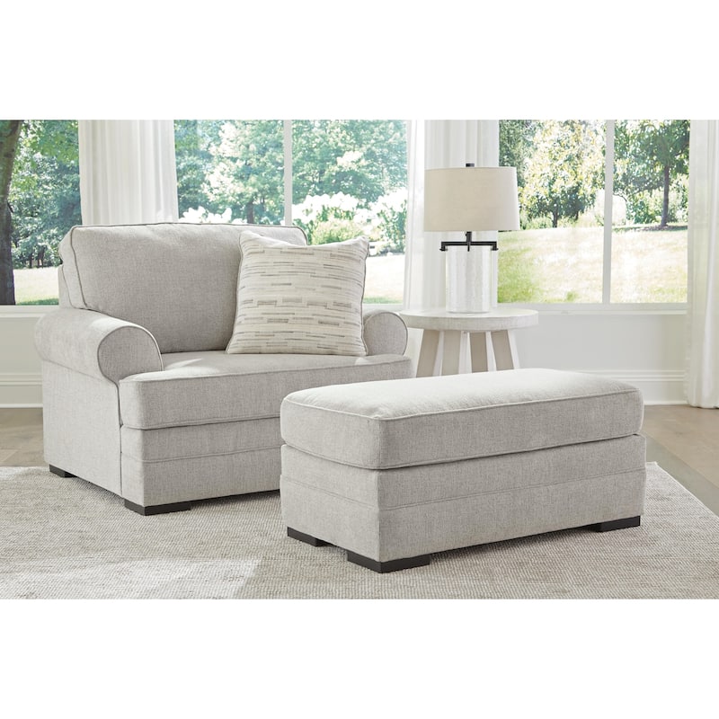 Signature Design by Ashley Eastonbridge Gray 2-Piece Upholstery Package - 53"W x 40"D x 39"H