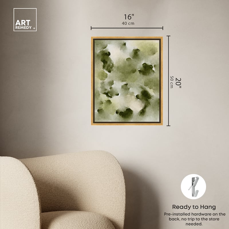 Art Remedy Scented Cedar Framed Watercolor Boho Abstracts