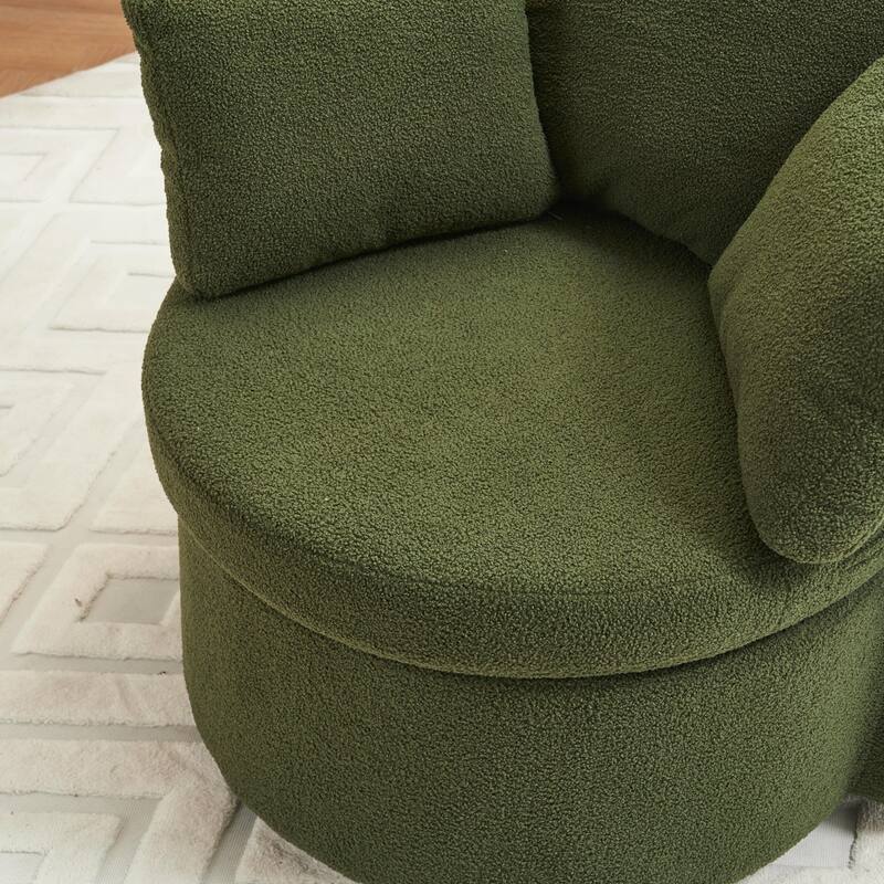 Multifunctional Teddy Fabric Chair for Living Room