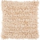 preview thumbnail 17 of 17, Mina Victory Paper Loop Shag Throw Pillow by Nourison Beige