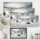 preview thumbnail 4 of 10, Designart "Mountain Village In Winter" Traditional Framed Canvas Wall Art Print