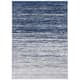 SAFAVIEH Adirondack Vera Modern Ombre Distressed Stripe Area Rug - 2'6" x 4' - Navy/Grey