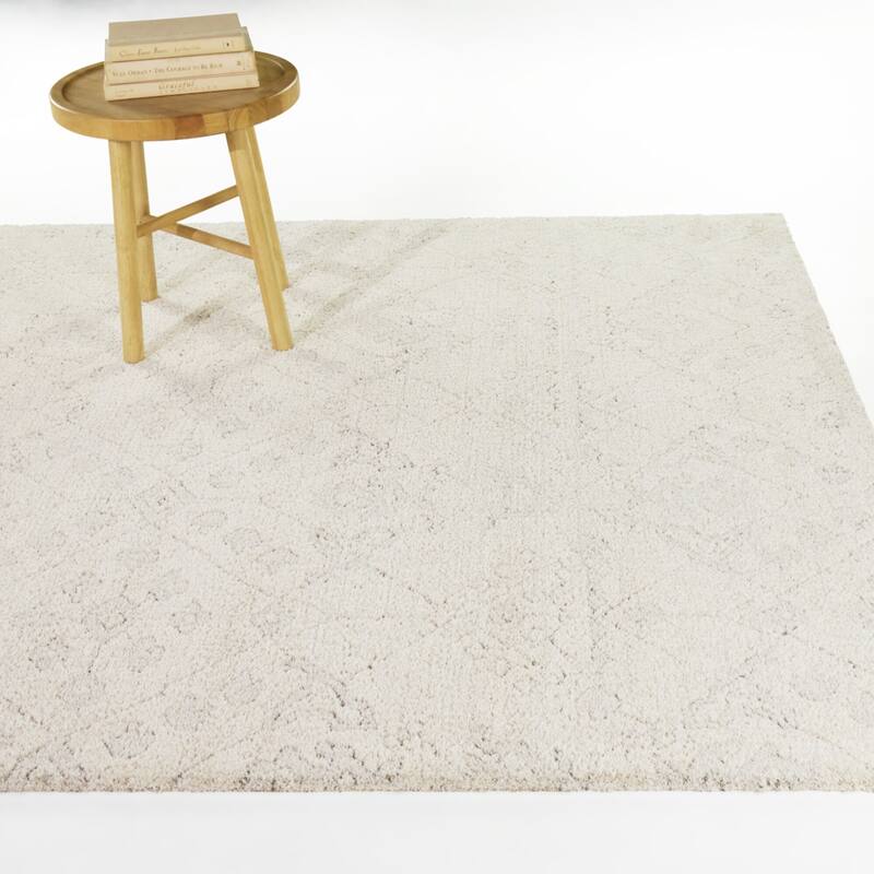 Pentheus Distressed Transitional Area Rug - Grey - 5'3" x 7'