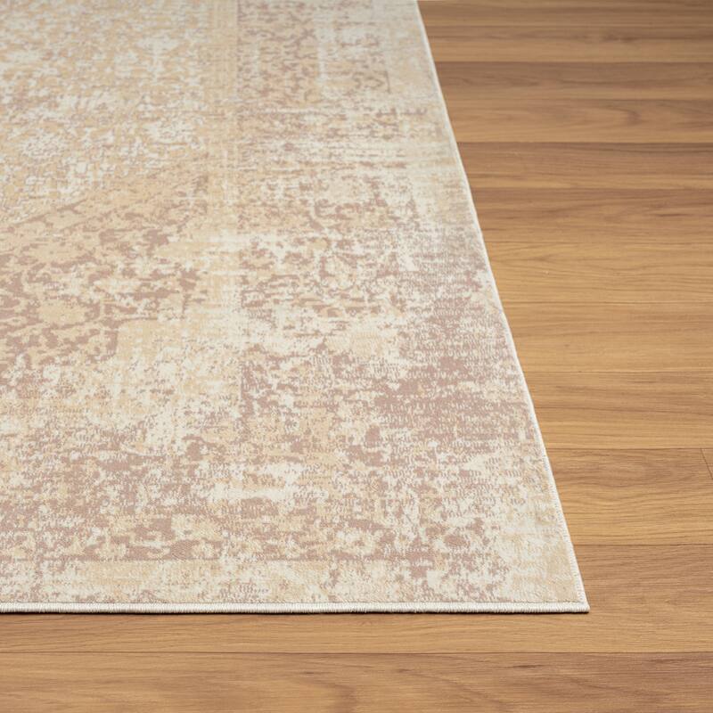 Sevita Traditional Bordered/Medallion Indoor Area Rug