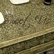 preview thumbnail 2 of 4, Block Print Cotton Vegetable Dye Exotic Floral Tablecloth Rectangle