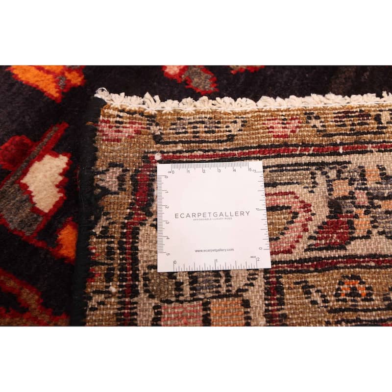 ECARPETGALLERY Hand-knotted Andelz Navy Wool Rug - 3'3 x 7'5