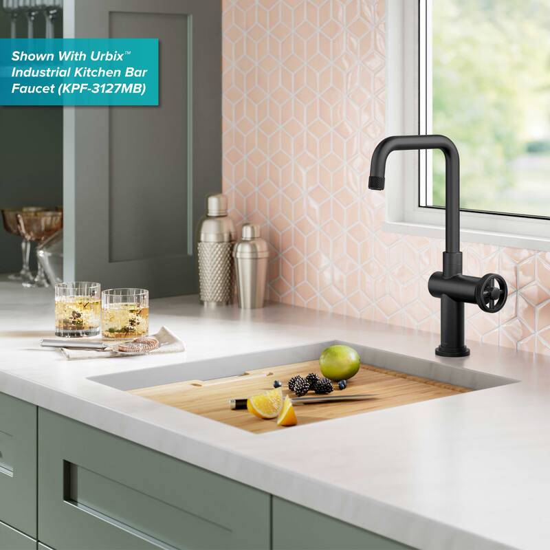 KRAUS Kore Workstation Undermount Stainless Steel Kitchen Sink
