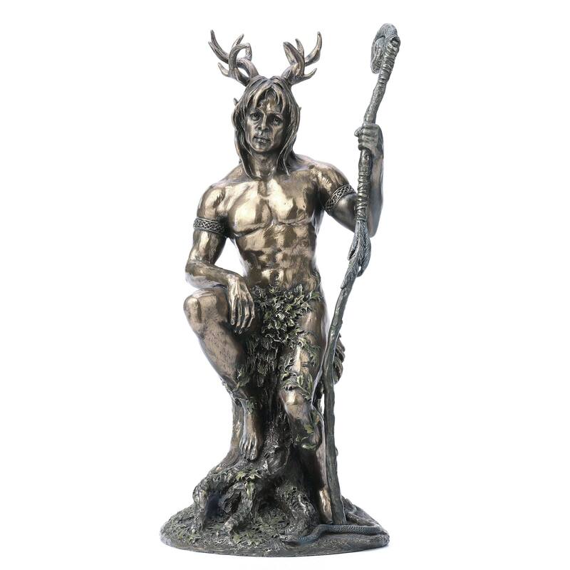 Veronese Design 10.8 H Herne The Hunter Cold Cast Bronze