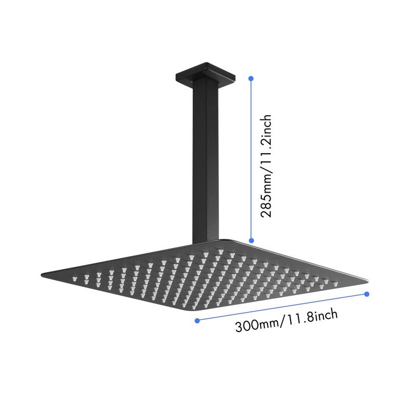 Bathroom Luxury High Pressure Waterfall Rain Shower Head