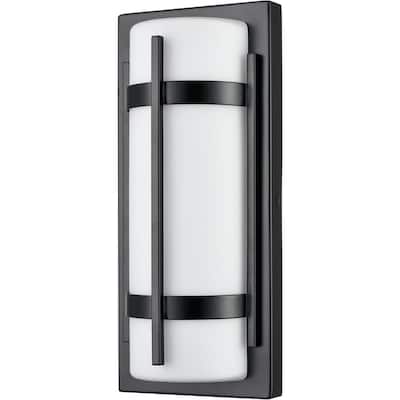 Millennium Lighting 76001 13" Tall LED Outdoor Wall Sconce with Half