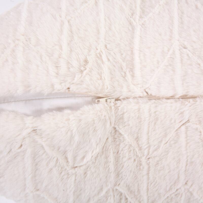 Allan Andrews 24" x 24" Angora Natural Pillow - Down Fill