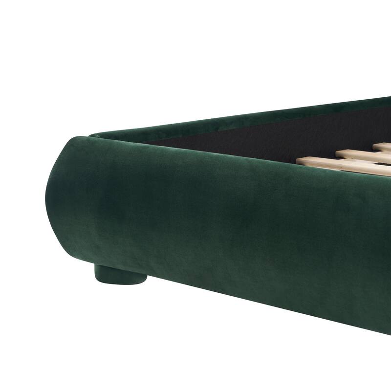 Velvet Soft Bed: Light Luxury Texture, Adding a High-end Atmosphere to Bedroom,Queen