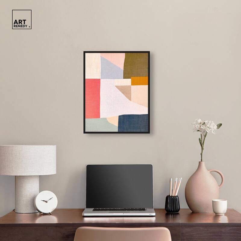 Planar Patchwork II Canvas by Art Remedy