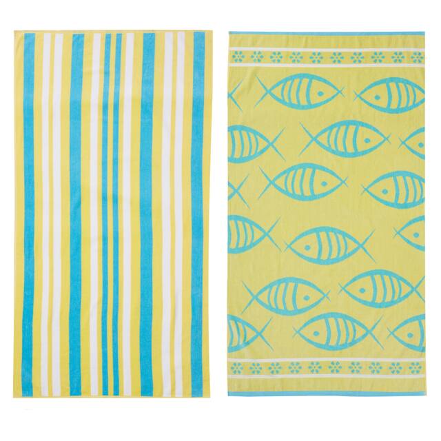 Luxurious Cotton Printed Beach Towel