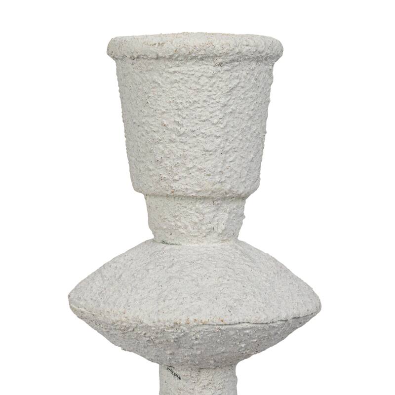 Metal Taper Candle Holder in Sand Finish