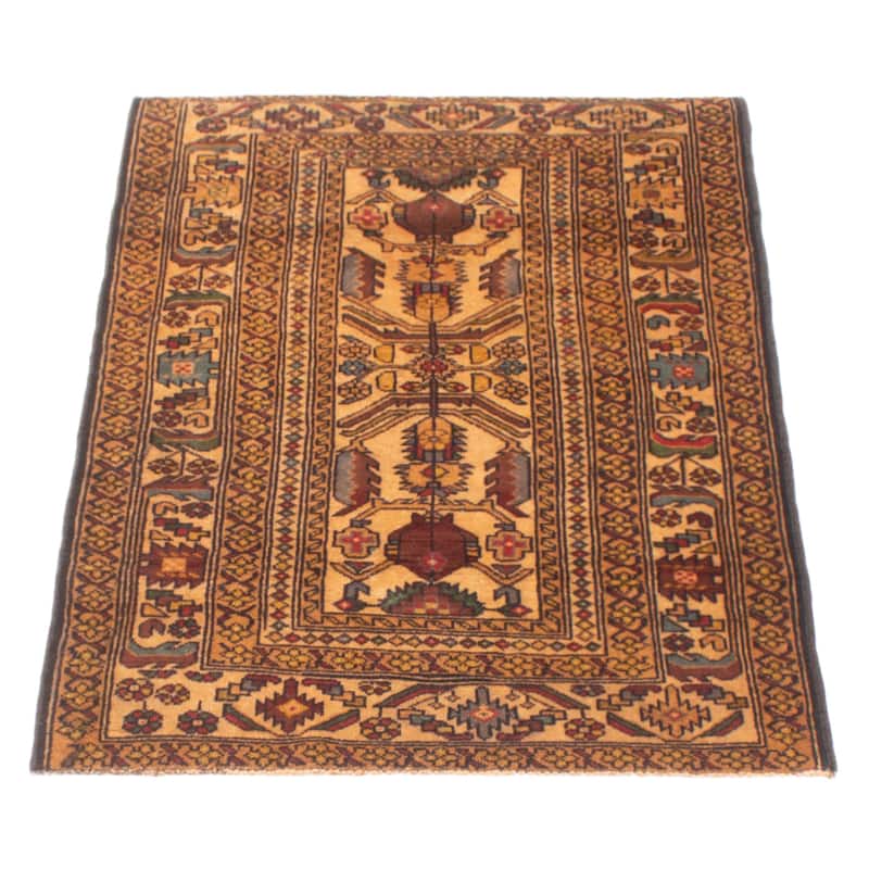 Teimani Brown Rug 2'10" x 4'7" - 2'10 x 4'7