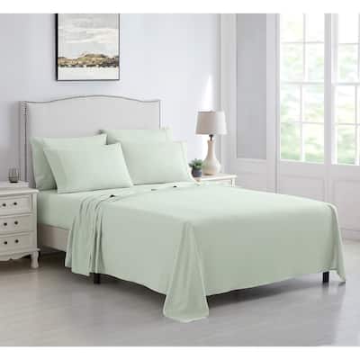Kathy Ireland 6 Piece Brushed Microfiber Sheet Set