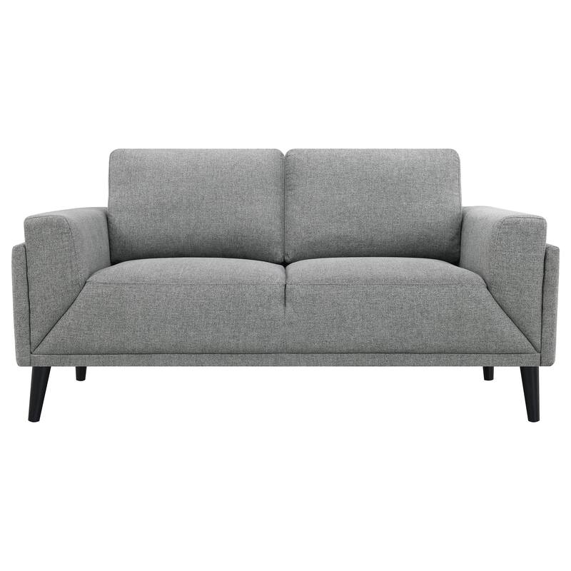 Rilynn Contemporary Upholstered Track Arm Sofa Set