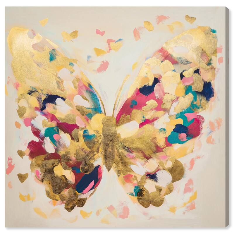Flutter of Fortitude II Canvas by Art Remedy, Gallery Wrapped - 24" x 24"