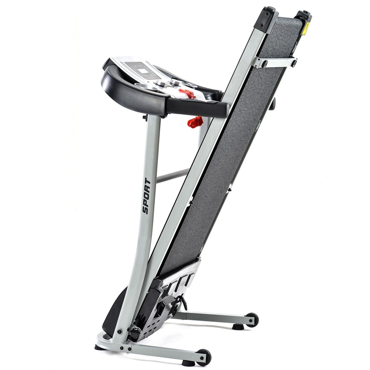 Merax Folding Treadmill with Safety Lock LCD Monitor Bed Bath Beyond 31881225