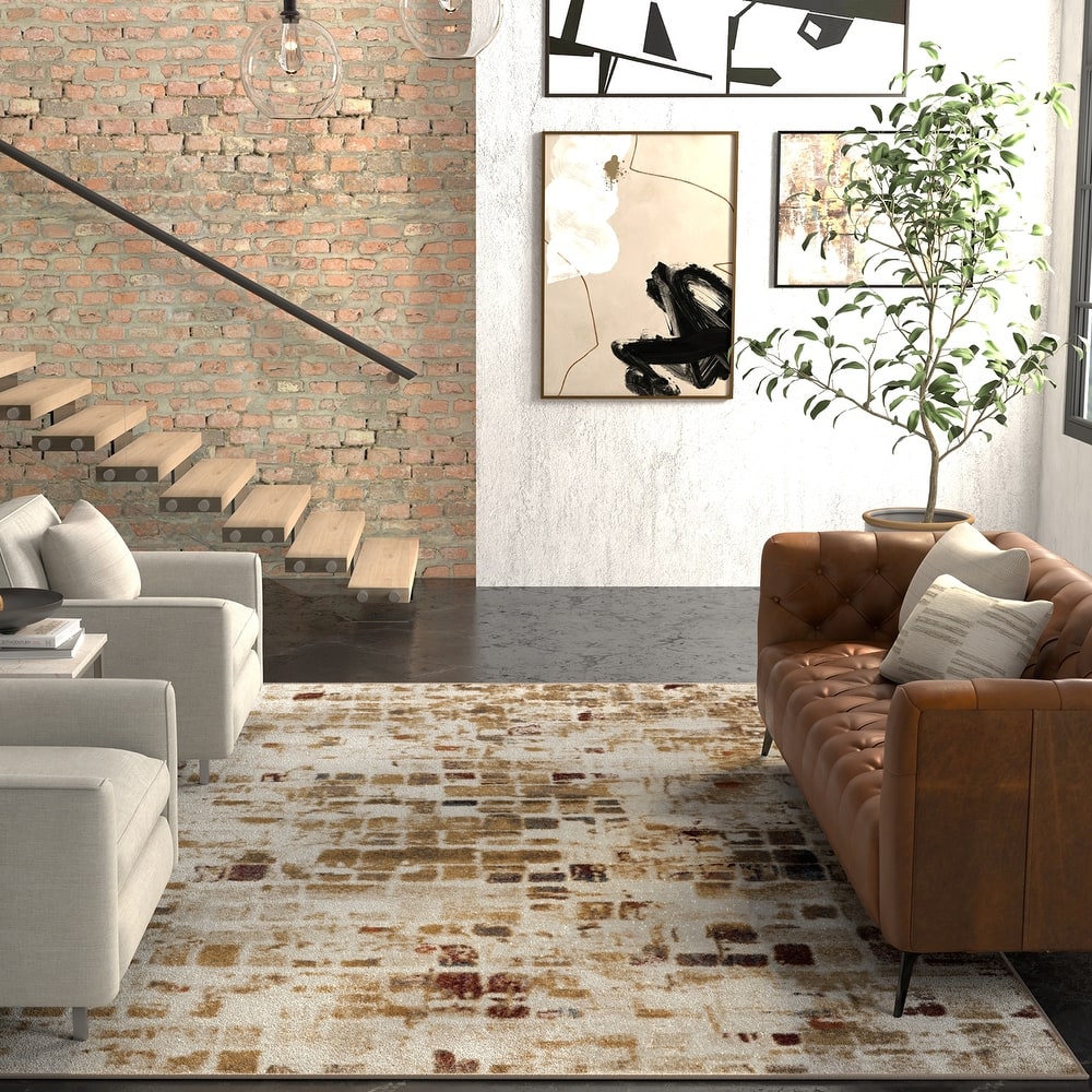 Domani Chandra Scandi Geometrics Area Rug