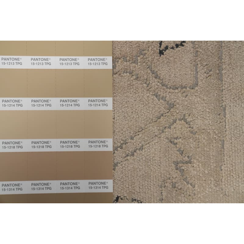 Machine Made Oriental Polyester Carpet Traditional Medallion Brown Heriz Area Rug - 7' 5'' X 5' 2''