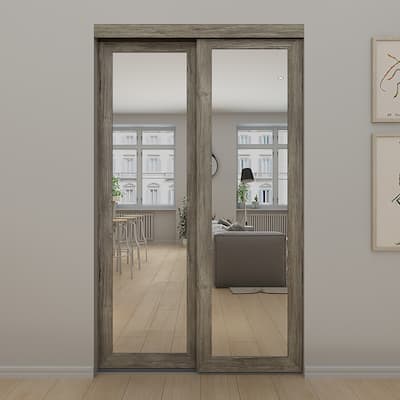 Colonial Elegance Fusion XL Mirror Sliding Closet Door 48x80.5"