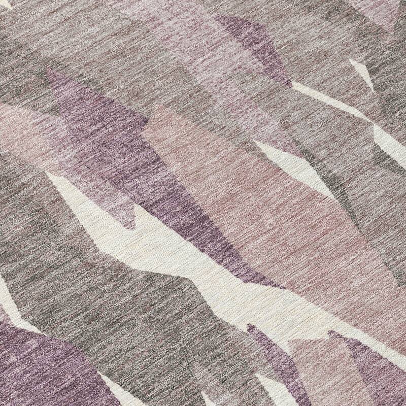 Machine Washable Indoor/ Outdoor Contemporary Dylan Chantille Rug