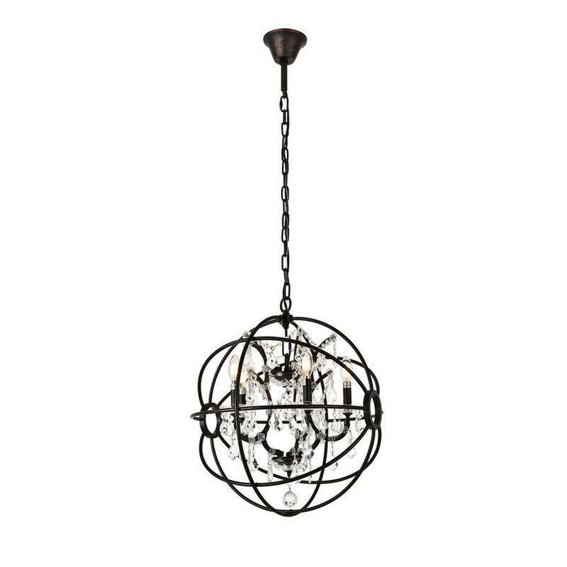 Royce Edge 5-Light Dark Bronze Pendant