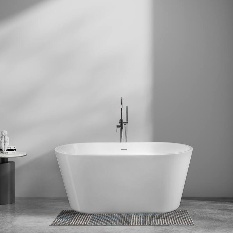 KBV 63'' x 31" Freestanding Soaking Acrylic Bathtub GTBT0023 - 63"