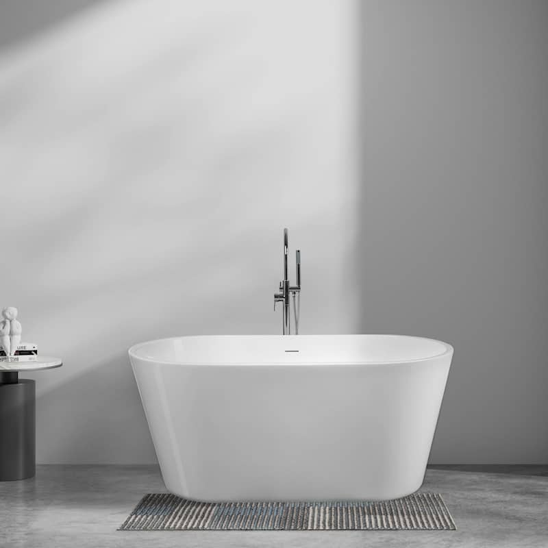 KBV 67'' x 31" Freestanding Soaking Acrylic Bathtub GTBT0007 - 67"