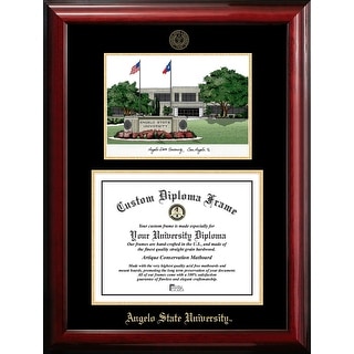 Angelo State University 14w x 11h Gold Embossed Diploma Frame with ...