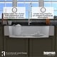 preview thumbnail 47 of 66, Karran Retrofit Farmhouse Quartz Single Bowl Kitchen Sink Kit