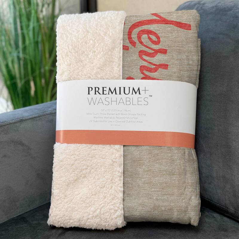 Premium Machine Washable ASB215 Merry Christmas Truck Sherpa Throw Blanket