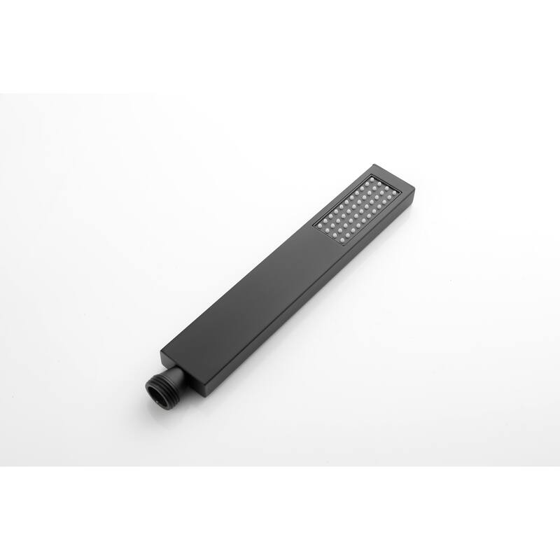 Floor Mounted Tub Faucet High Flow Freestanding Tub Filler Faucet with Handheld Shower Head and Swivel Spout