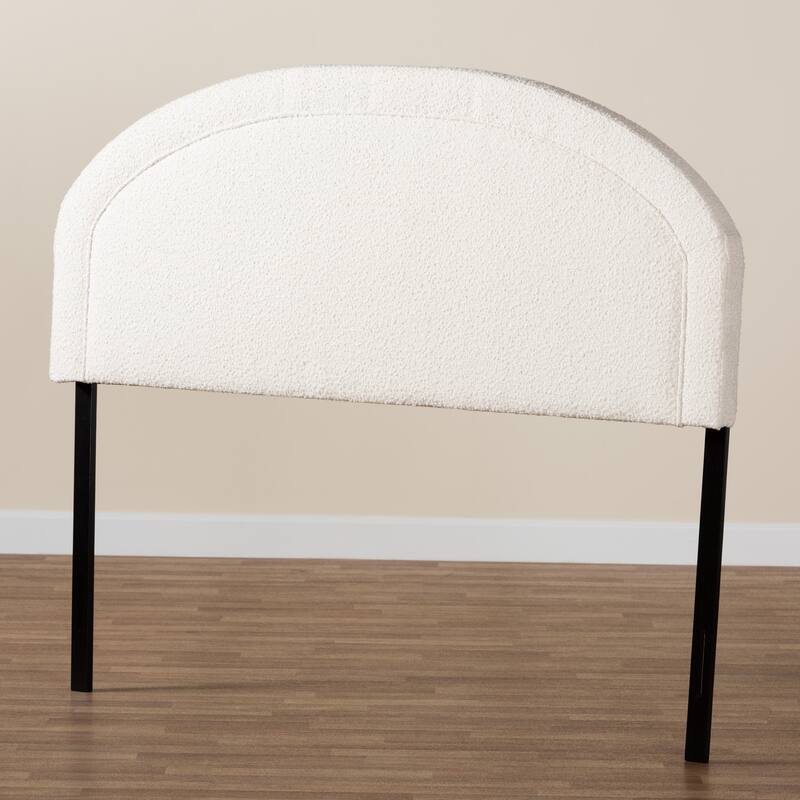 Headboard Upholstered Fabric Modern Bedroom Decor Wood Frame Tufted Design