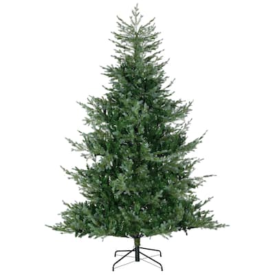Full-Bodied 7.5ft Artificial Christmas Tree with Auto-Open Branch Design