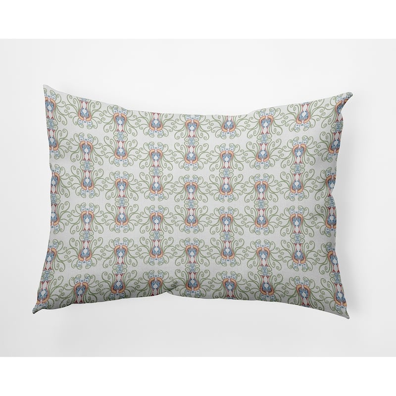 Swirly Decorative Throw Pillow - Fresh Green - 14" x 20"