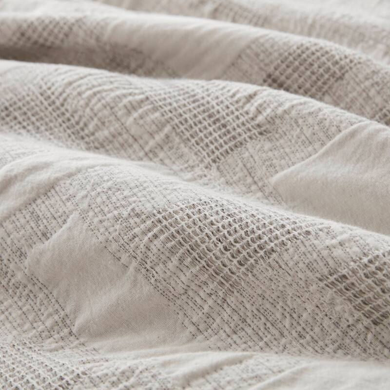 GDF Studio - Lyanna Cotton Jacquard 3-Piece Comforter Set with Artisanal Detailing