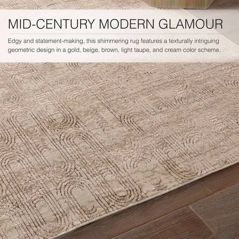Gimeas Geometric Area Rug