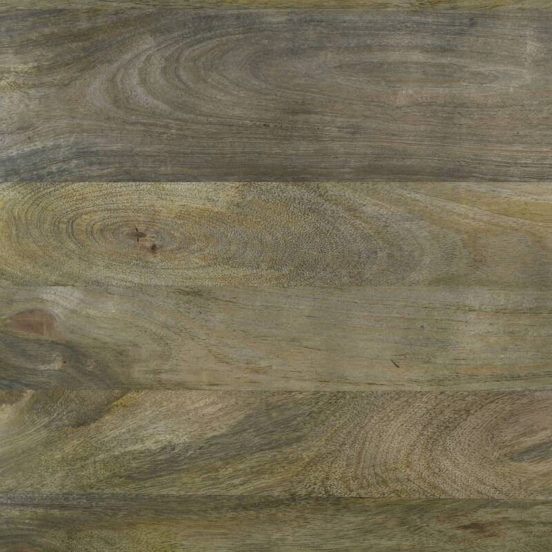 Exquisite Solid Mango Wood End Table with Rustic Appeal for Stylish Spaces
