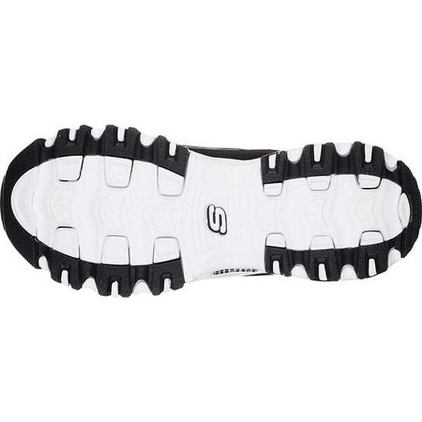 skechers bright blossoms black