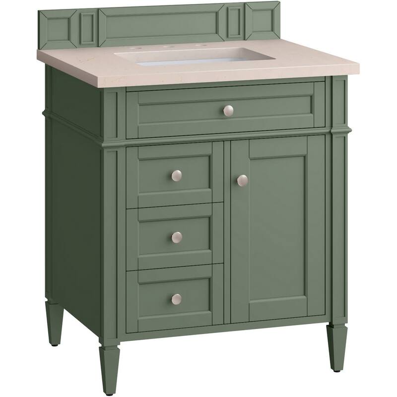 James Martin Vanities 655-V30-3EMR Brittany 30" Single Basin Poplar