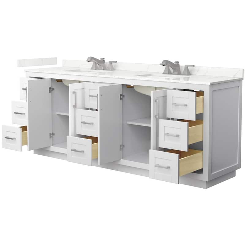 Wyndham Collection WCF292984D-QTZ-US3MXX Miranda 84" Free Standing