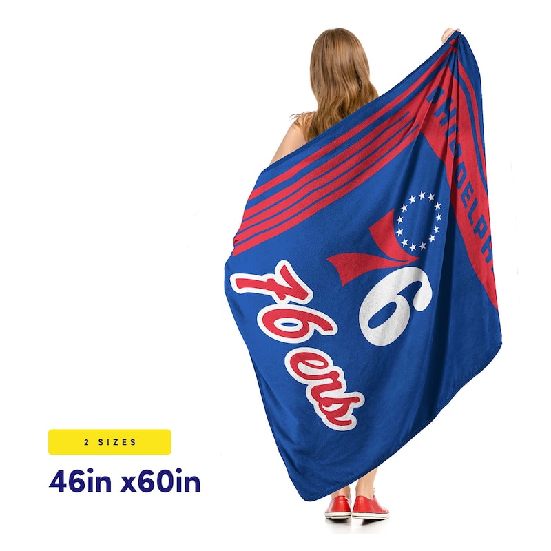 NBA Philadelphia 76ers 46" x 60" Microfiber Throw Blanket