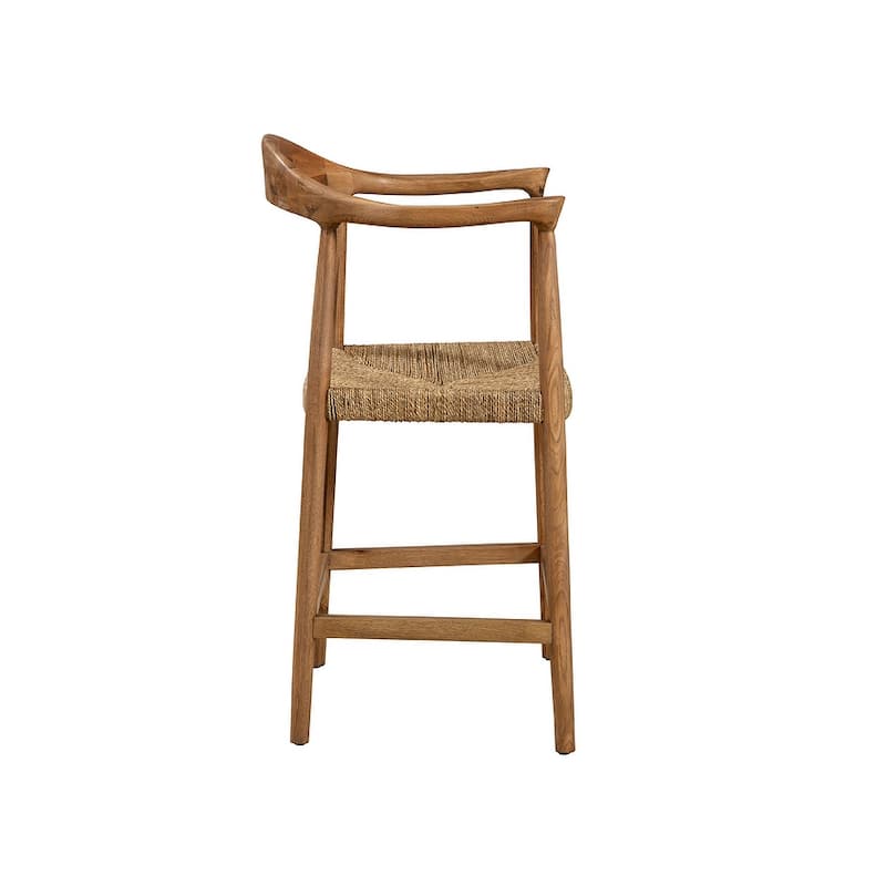 Furniture Classics Natural Wood Abraham Counter Barstool